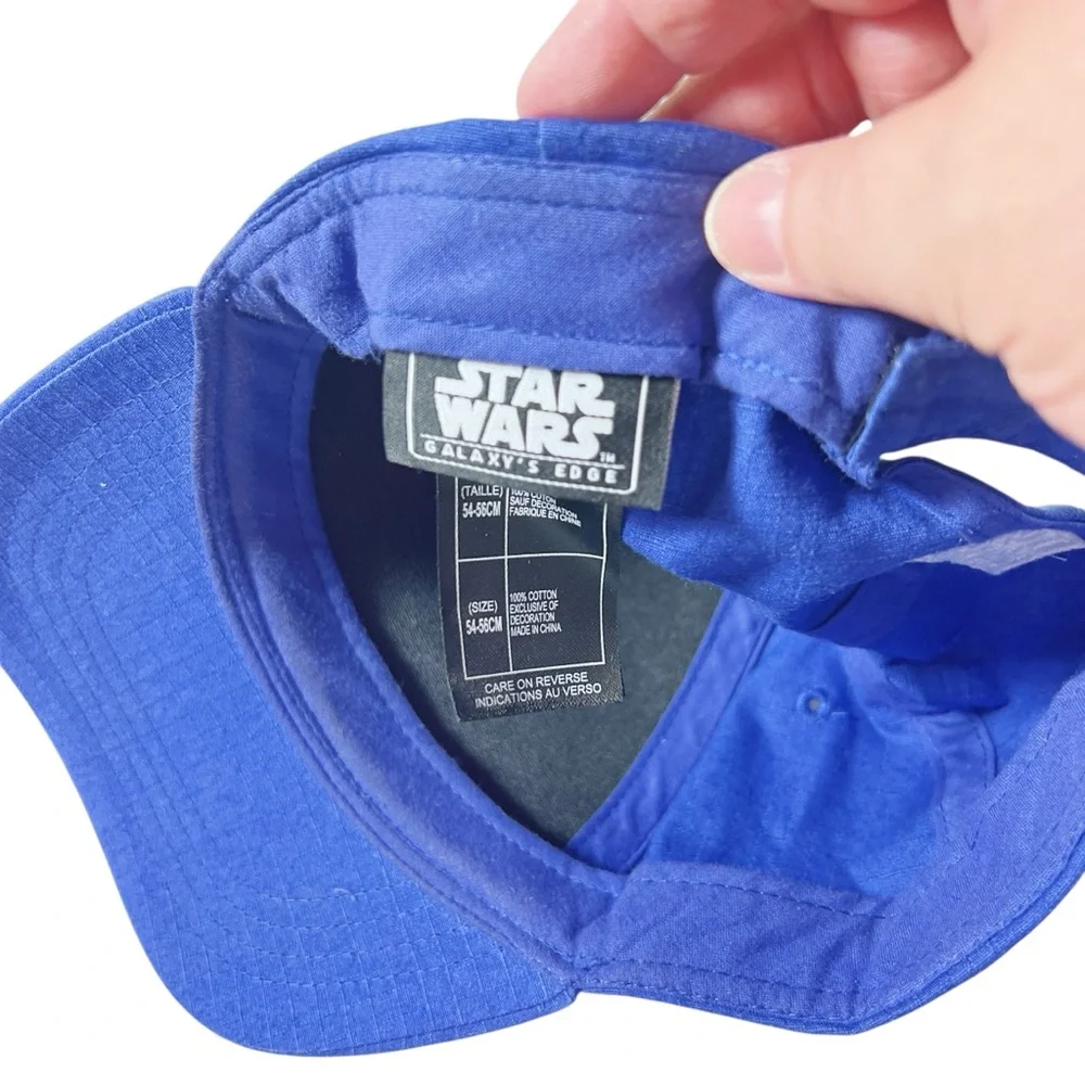 Star Wars Youth Droid Depot Blue and White Baseball Hat with R2-D2 EUC Sci Fi